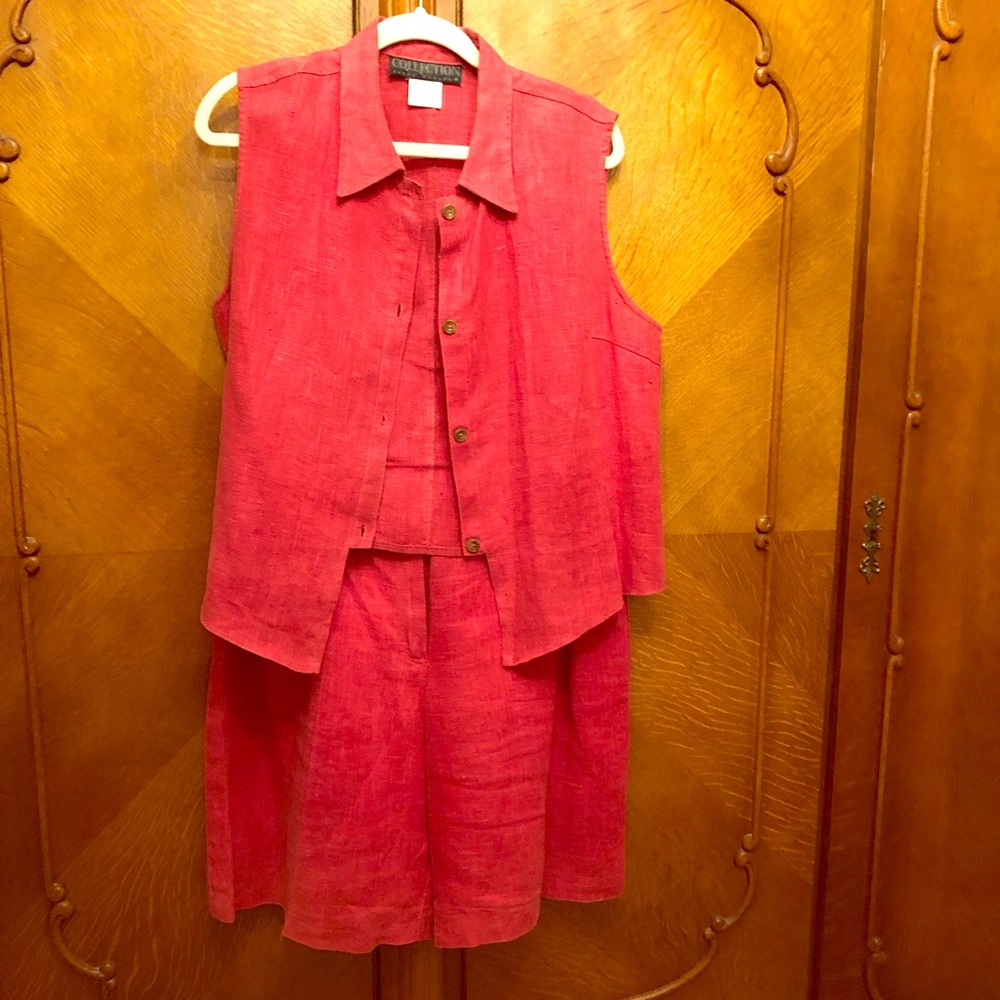 2 piece short set. Harve Benares